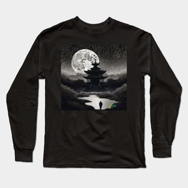 Haunted Dark Worlds  - Magical Odyssey 71 Long Sleeve T-Shirt by Benito Del Ray